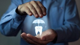 Senior woman smiling with dentures in Wakefield